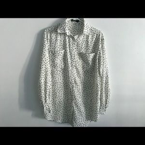 Black and White Polka Dot Longsleeve